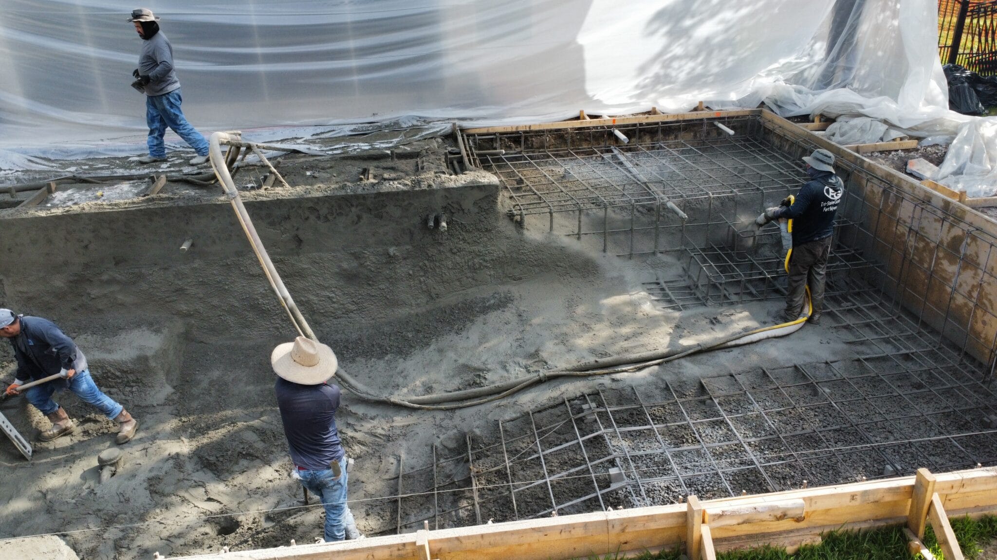 Patching Gunite Pool Gunite Pool Construction Process: A Step-by-Step Guide - Legacy Pools