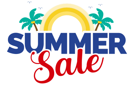 Summer sale logo